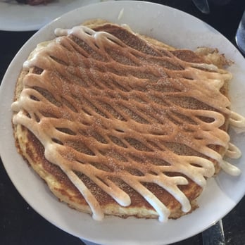 Baja Cafe on Campbell - Snicker doodle pancake! Definitely big enough to share - Breakfast & Brunch Near Me - Tucson, Arizona Baja Cafe on Campbell - Snicker doodle pancake! Definitely big enough to share - Breakfast & Brunch Near Me - Tucson, Arizona
