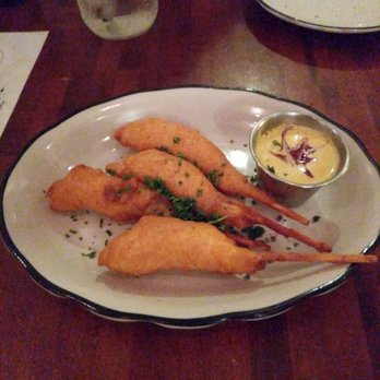 Moonshine Grill - The shrimp moonshine corndog - Southern Near Me - Austin, Texas