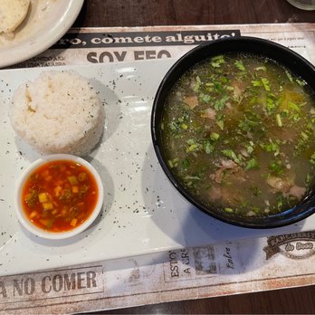 Rancheritos de Boca West - Rib soup, Luke warm, not seasoned or flavor. - Colombian Near Me - Boca Raton, Florida Rancheritos de Boca West - Rib soup, Luke warm, not seasoned or flavor. - Colombian Near Me - Boca Raton, Florida