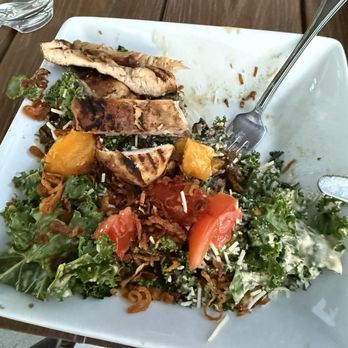 Boneyard Saloon & Kitchen - Kale caesar salad with chicken added - American Near Me - Park City, Utah Boneyard Saloon & Kitchen - Kale caesar salad with chicken added - American Near Me - Park City, Utah