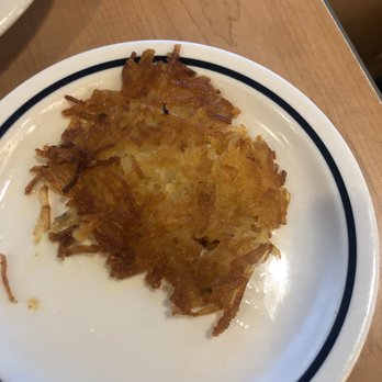 IHOP - Burnt half portion of whats supposed to be Hash browns - Breakfast & Brunch Near Me - New Bern, North Carolina IHOP - Burnt half portion of whats supposed to be Hash browns - Breakfast & Brunch Near Me - New Bern, North Carolina