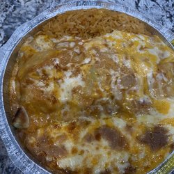 El Toreo Far West - Chili verde burrito dinner was massive