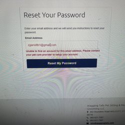 Wagging Tails - Apparently I no longer have access to my account
