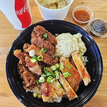 Rice Bros - Duo with teriyaki chicken and katsu chicken - Japanese Near Me - Las Vegas, Nevada Rice Bros - Duo with teriyaki chicken and katsu chicken - Japanese Near Me - Las Vegas, Nevada
