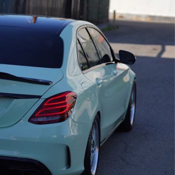 Alpha Auto Styling - W205 C300 Wrapped in Avery Dennison's Gloss "Light Green Pistachio" - Vehicle Wraps Near Me