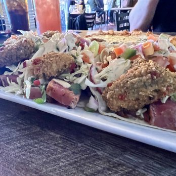 Running Rooster - Seared ahi tacos - American Near Me - Hollister, California