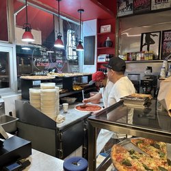 Patzeria Perfect Pizza - Cashier and pizza window