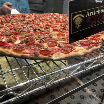 Artichoke Basille's Pizza - Meatball & Pepperoni Pie - Pizza Near Me - New York, New York