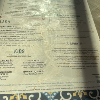 Espadín - Another angle of the disgustingly filthy menu. - Cocktail Bars Near Me - Temecula, California Espadín - Another angle of the disgustingly filthy menu. - Cocktail Bars Near Me - Temecula, California