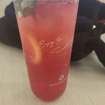 Mochi Ring - Sparkling Strawberry lemonade - Donuts Near Me - Columbus, Ohio