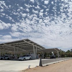 Dateland Tesla Supercharger - Large Tesla charging station July 2024