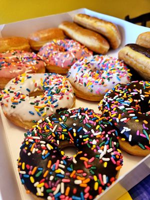 Fluffy donut by null