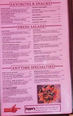 Menu photo 4 Pepper's Fortuna, CA