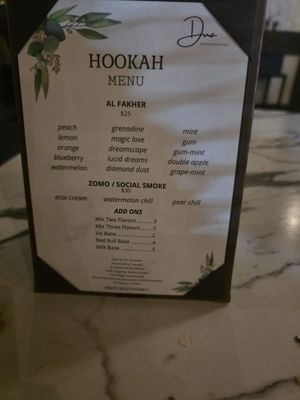 Menu photo 2 Dua Restaurant & Lounge Jacksonville, FL Menu photo 2 Dua Restaurant & Lounge Jacksonville, FL