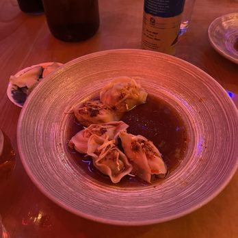Lucky Robot Restaurant - Pork & ginger dumplings - Sushi Bars Near Me - Austin, Texas Lucky Robot Restaurant - Pork & ginger dumplings - Sushi Bars Near Me - Austin, Texas