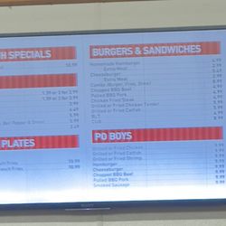 Jett’s Food Mart - The menu 1