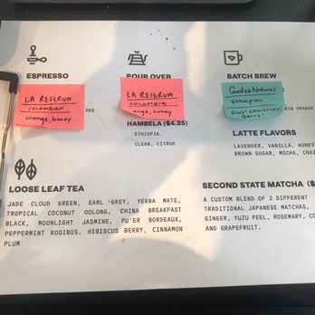 Second State Coffee - Choices for tea, latte, espresso, pour over, brewed coffees, and matcha - Coffee & Tea Near Me - Charleston, South Carolina Second State Coffee - Choices for tea, latte, espresso, pour over, brewed coffees, and matcha - Coffee & Tea Near Me - Charleston, South Carolina