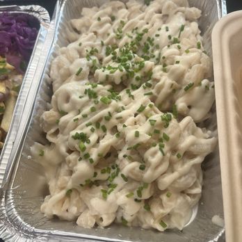 Soulful Kitchen - Vegan garlic Mac n cheese - Gluten-Free Near Me - Grass Valley, California Soulful Kitchen - Vegan garlic Mac n cheese - Gluten-Free Near Me - Grass Valley, California