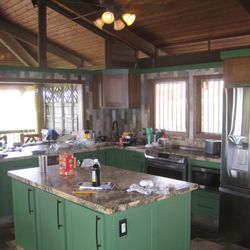 What a Wonderful World Bed and Breakfast - Inside the upper level lanai and common area.