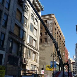 B & D Drywall Supply - 5th floor delivery of drywall to the great city of Detroit! Nothing our trucks can't handle!