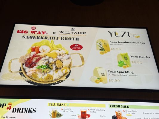 Menu photo 1 Big Way Hot Pot North York, ON
