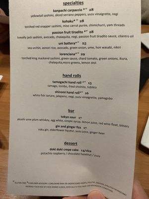 Menu photo 8 Yuki Yama Sushi Park City, UT