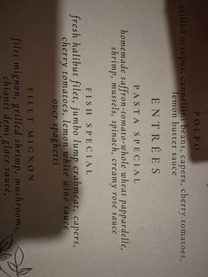 Menu photo 1 La Sera Italiana Philadelphia, PA Menu photo 1 La Sera Italiana Philadelphia, PA