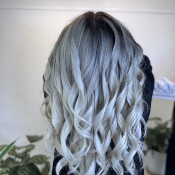 Flourish Salon - 2nd Session Ash Blonde. 1 month after her initial hair transformation - Hair Salons Near Me - Bakersfield, California Flourish Salon - 2nd Session Ash Blonde. 1 month after her initial hair transformation - Hair Salons Near Me - Bakersfield, California