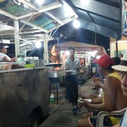 Taqueria Mendoza - The first of a couple taco trucks outside super farmacia Guadalajara