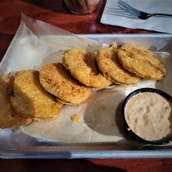 Copper Mule Table & Tap - Fried green tomatoes, without the added crab. - Cajun/Creole Near Me - Bryant, Arkansas