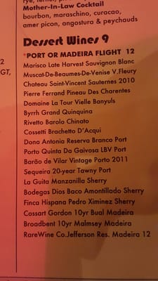 Menu photo 7 The Allegheny Wine Mixer Pittsburgh, PA