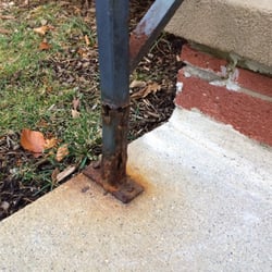 LandArc Property Management - I did get a violation notice about leaving my patio furniture out past November. But when it comes to safety, they can't be bothered.