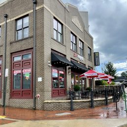 Exterior outside entrance of Deli Italiano Herndon - Outside / Exterior of restaurant on Lynn St - in downtown historic Herndon square - Herndon, Virginia Exterior outside entrance of Deli Italiano Herndon - Outside / Exterior of restaurant on Lynn St - in downtown historic Herndon square - Herndon, Virginia