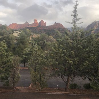Uptown Massage - View from couples massage room - Massage Near Me - Sedona, Arizona