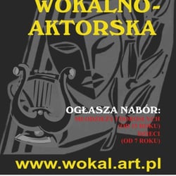 Plakat ogłaszający nabór do szkoły.