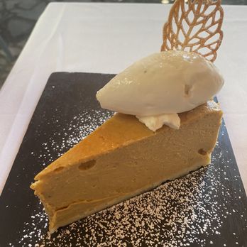 Savory Grille - The cheesecake was smooth and not overly sweet and the tuile was tasty art that melted in my mouth! - New American Near Me - Macungie, Pennsylvania