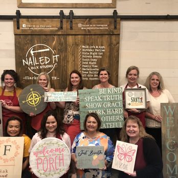 Nailed It DIY Studio - Arts & Crafts Near Me - Clarksville, Tennessee Nailed It DIY Studio - Arts & Crafts Near Me - Clarksville, Tennessee