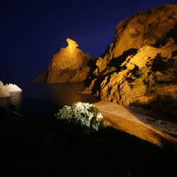 La Calanque de Figuerolles - Calanque de figuerolles de nuit la ciotat