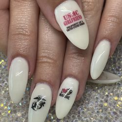 The She Shed Nail Studio - USMC Nails
