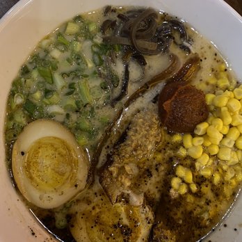 Soho Ramen and Sake Bar - Spicy Tonkotsu Ramen + corn - Ramen Near Me - Temecula, California Soho Ramen and Sake Bar - Spicy Tonkotsu Ramen + corn - Ramen Near Me - Temecula, California
