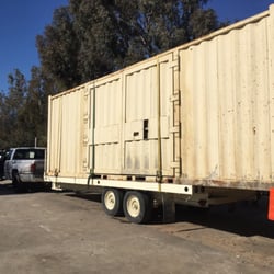 Romero Bros - 25ft container haul away to get sandblasted and painted