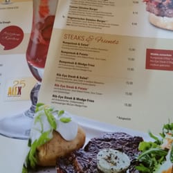 Alex - The menu looks good...