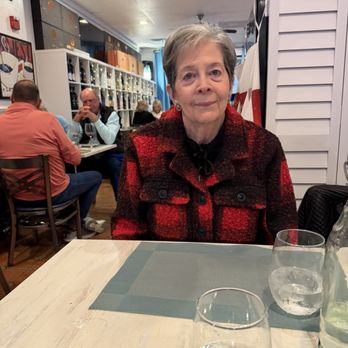 La Dolce Vita - Authentic Italian Cuisine - My beautiful wife across the table from me waiting for our food to be brought - Italian Near Me - Sarasota, Florida