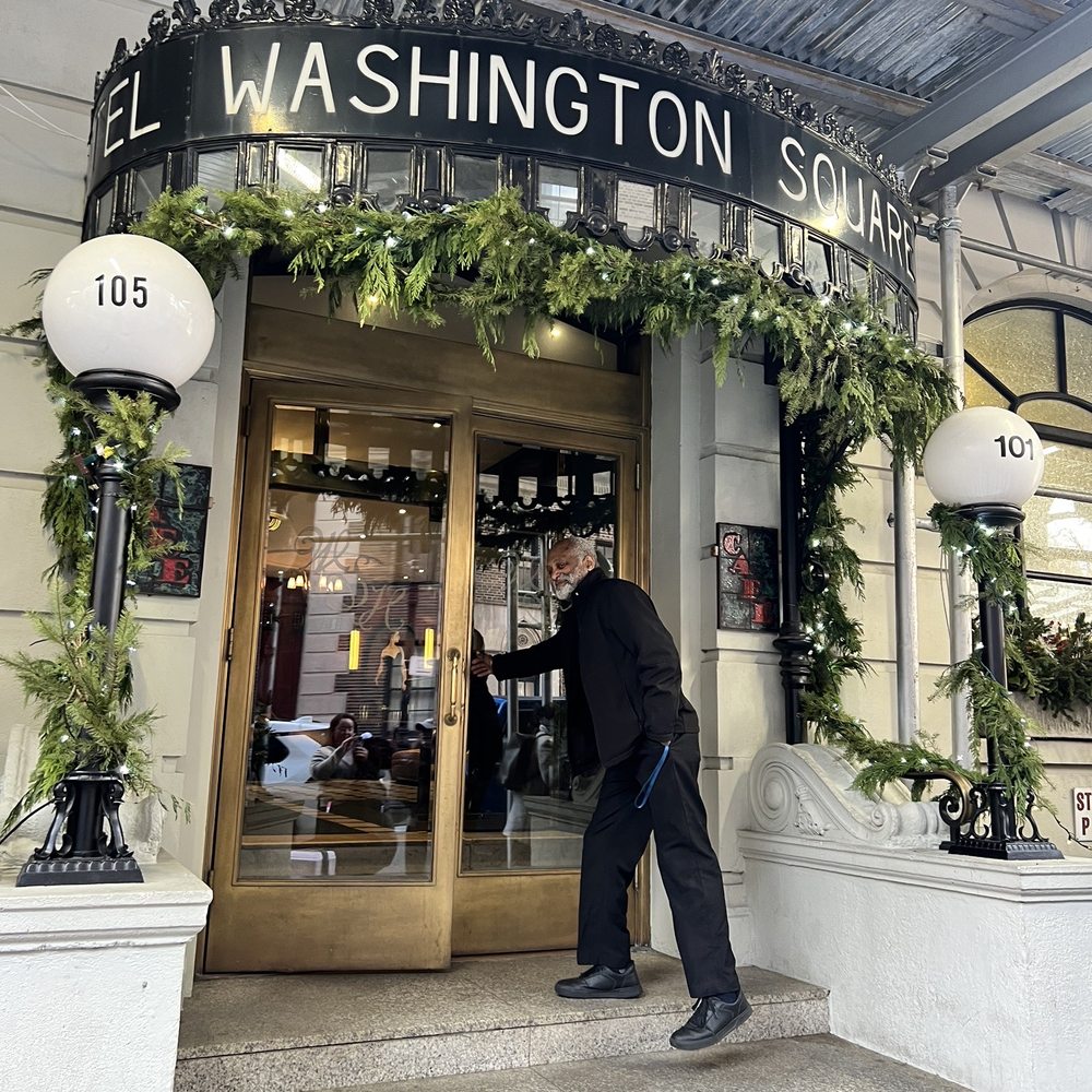 Washington Square Hotel - One of the nice gentleman who greeted us upon arrival - Hotels Near Me - New York, New York Washington Square Hotel - One of the nice gentleman who greeted us upon arrival - Hotels Near Me - New York, New York