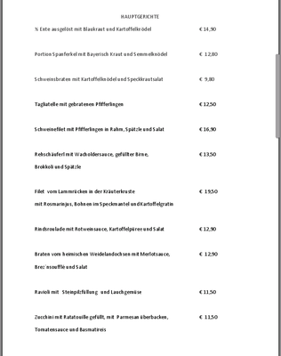 Menu photo 2 Landgasthof Brummer Röhrmoos, BY Menu photo 2 Landgasthof Brummer Röhrmoos, BY