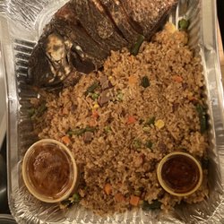 Le Mandingue African Restaurant - Jollof rice with fish