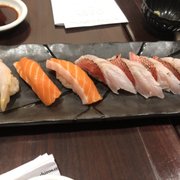 Photo of Shiro's - Seattle, WA, United States. Extra pieces after: Ora King Salmon, I think geoduck, I think Kinmedai