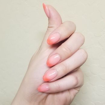 Nancy's Nails Tempe - Get ombre here! You can do 2 color like this or 1 color with a transparent base - Nail Salons Near Me - Tempe, Arizona