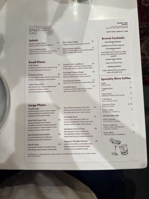Menu photo 1 Restaurant 1796 Saint Francisville, LA