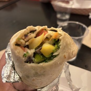 Anna's Taqueria - Regular Veggie Burrito - Mexican Near Me - Newton Highlands, Massachusetts